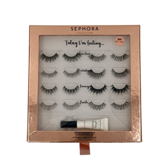 Sephora Collection #Mood False Lash Vault - Eye Lashes MUA Adhesive Glue Makeup - Picture 1 of 9